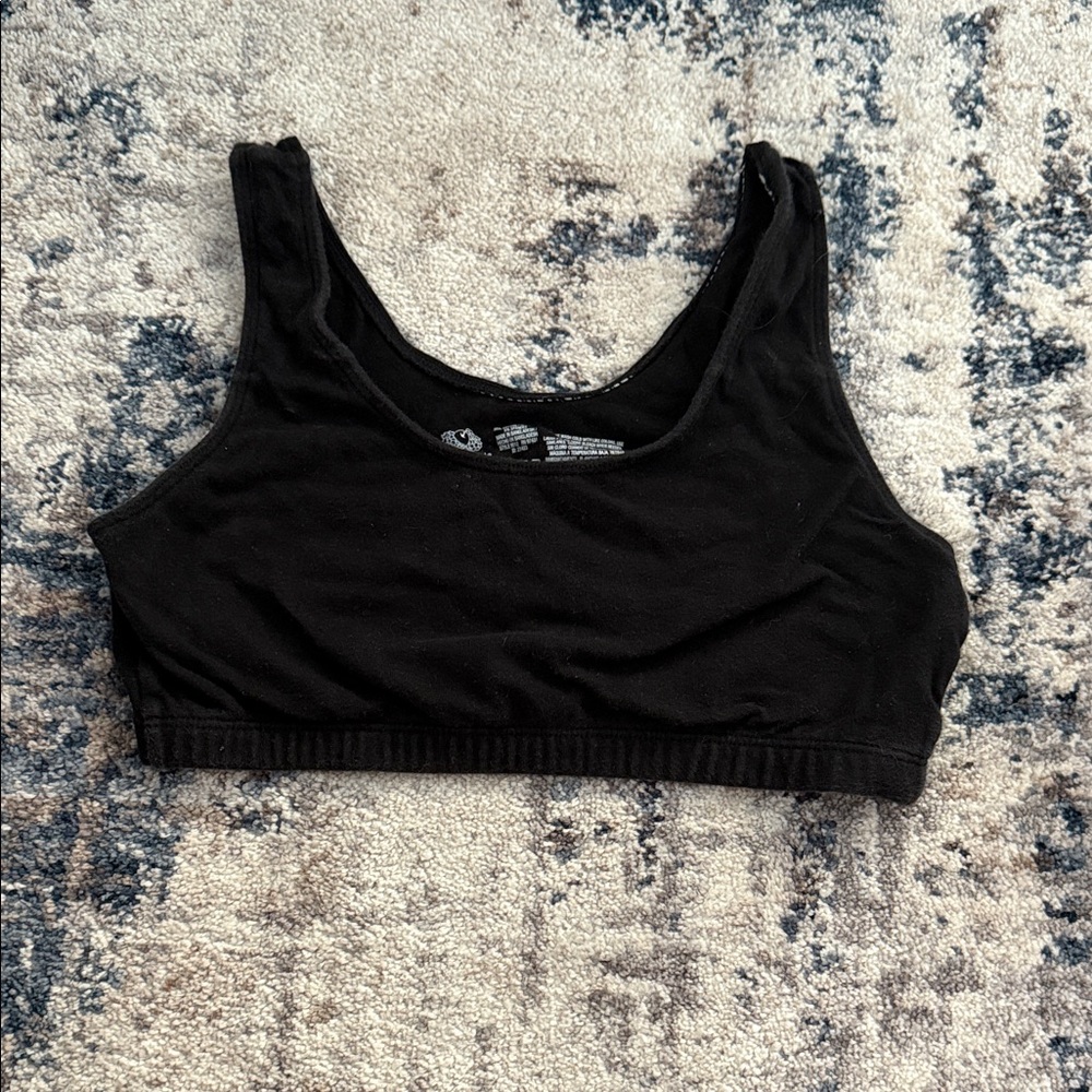 Fruit of the Loom Black Tank Top
